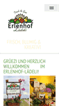 Mobile Screenshot of erlenhof-laedeli.ch