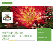 Tablet Screenshot of erlenhof-laedeli.ch